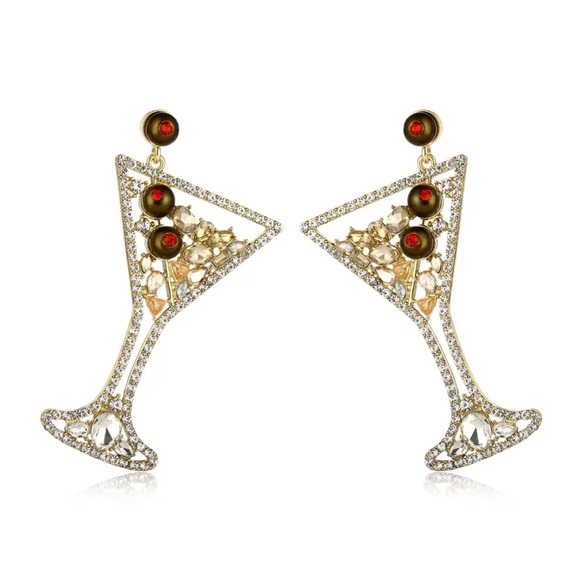 Jewelry - NWT. Happy Hour. Large. Dangle Drop. Earrings. Statement. Party.